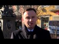 Konferencja prasowa Andrzeja Dudy w Myślenicach